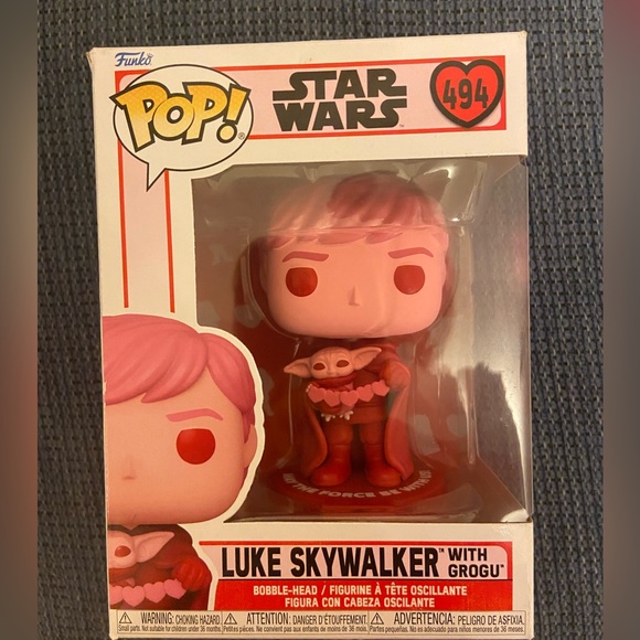 Funko | Wall Decor | Luke Skywalker Valentines Day Funko Pop New | Poshmark